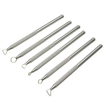 6 PCS Sludge Pottery Clay Scraper Clay Sculpting Modelling Tools ...