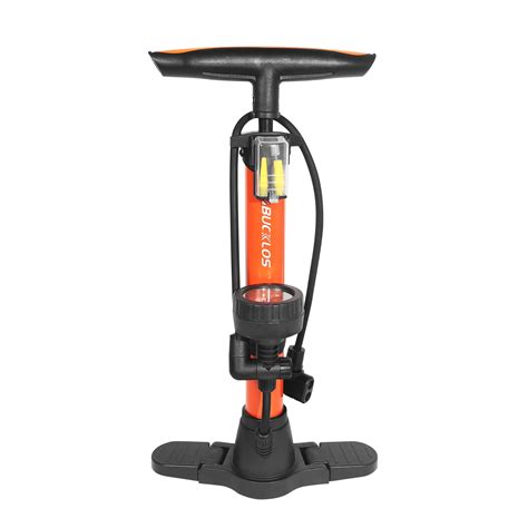 BUCKLOS Bike Floor Pump With Gauge, Bicycles Tire Air Pumps Inflator ...