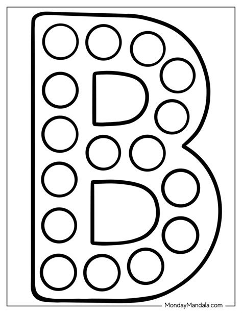 20 Letter B Coloring Pages (Free PDF Printables)