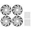 Buy 100MM Steel Mecanum Omni Wheel Set Online India | Ubuy
