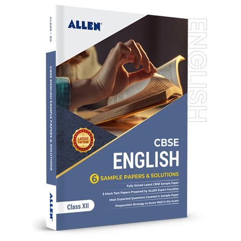 CBSE Class 12 English Sample Papers & Solutions - ALLEN E-Store