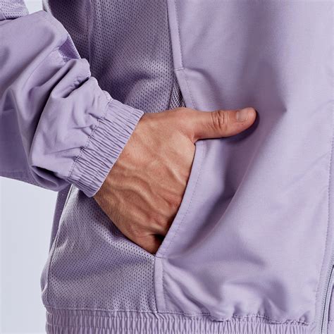 Men Fitness Tracksuit Jacket with Moisture Management FJA 100 - Smoked ...