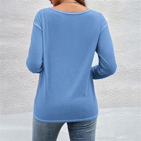 Ladies Women Plus Size 6-24 Long Sleeve Casual Loose | Ubuy India