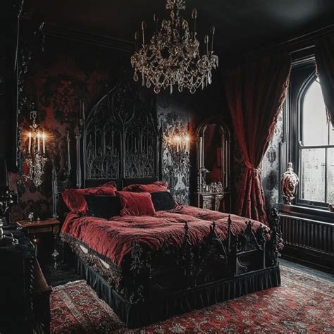 10 Dramatic Gothic Bedroom Ideas: Create Your Dark Romantic Sanctuary | Florgeous