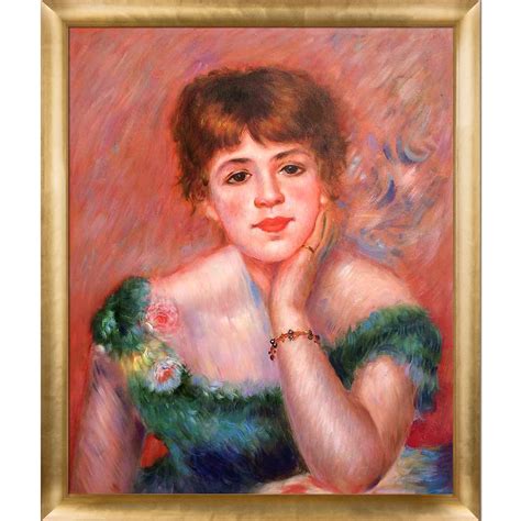 overstockArt La Pastiche Jeanne Samary, La Reverie, 1877 by Renoir with ...