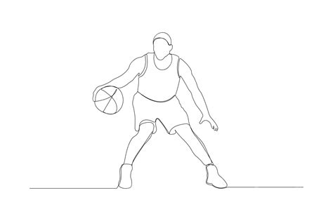 Basketball Line Drawing 的图像结果