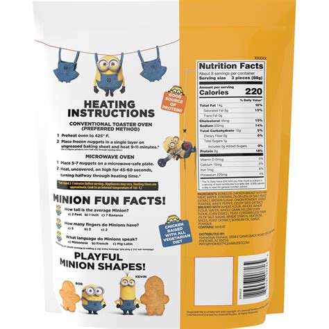 Despicable Me Chicken Nuggets, Minion Shaped (24 oz) Delivery or Pickup ...