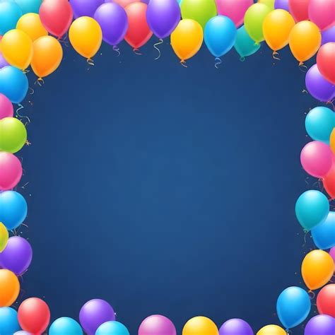 Birthday party invitation card frame vertical background empty copy ...