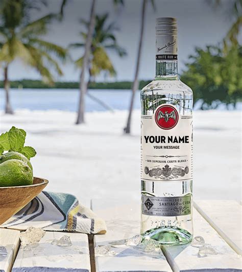 BACARDÍ Superior Rum | Personalized Bottle Label | White Rum | BACARDÍ US