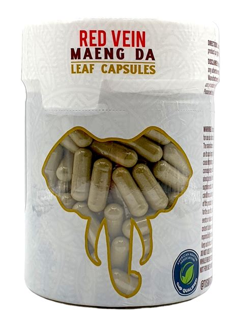 Tusk Red Vein Maeng Da Kratom Capsules | PaylessKratom.com