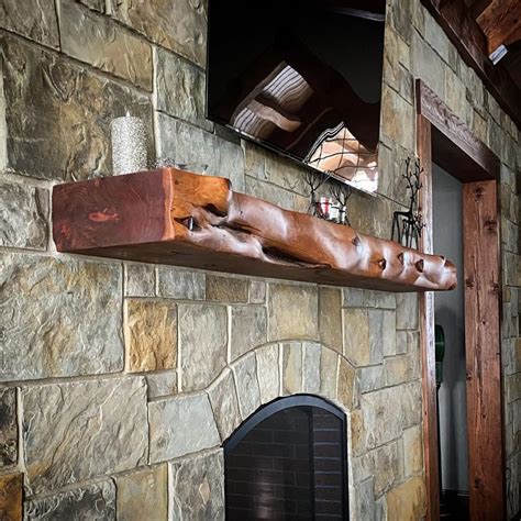 Rustic Wood Fireplace Mantels, Log Mantles, Best of Nature Mantels