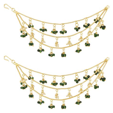 Traditional Indian Touch Kanchain Earrings & Kanchain at wholesale ...