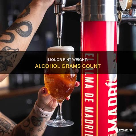 Liquor Pint Weight: Alcohol Grams Count | CyAlcohol