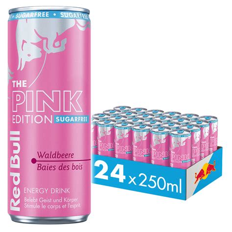 Red Bull Pink Edition Waldbeere Sugarfree Energy Drink | Red Bull ...