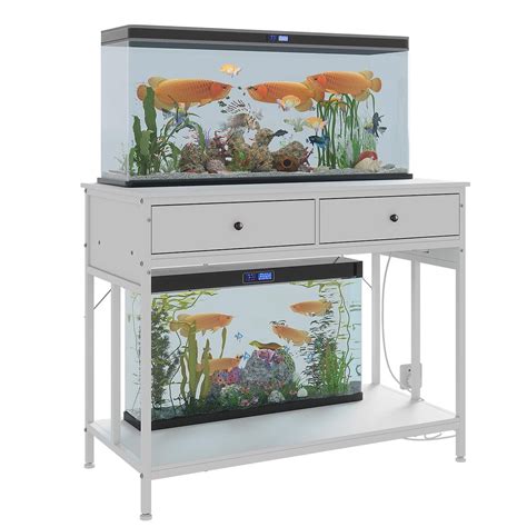 Ataucjin 40-50 Gallon Aquarium Stand with Power Outlet, 39.4'' x19 ...
