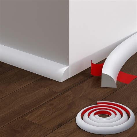 Amazon.com: Flexible Quarter Round Molding, 158 Inch Peel and Stick ...