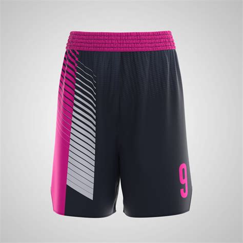 Sublimated Women's Basketball Jersey Shorts for Girls Basketball Teams