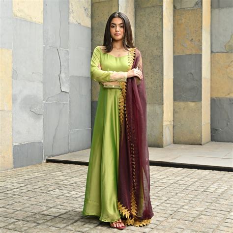 Poppy Green – The Anarkali Shop