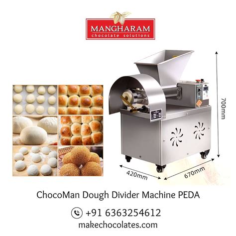 ChocoMan Dough Divider Machine PEDA for sweets bread buns doughs ...