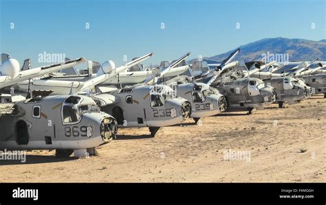 Storage area for retired military aircraft at Davis-Monthan Air Force ...