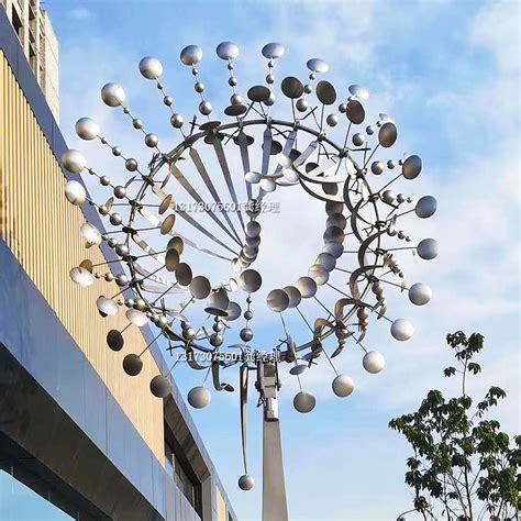 304不锈钢风力风能动力雕塑 抽象景观动态风动雕塑 风车装置厂家-阿里巴巴