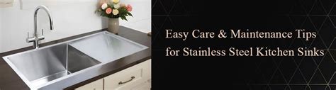 Easy Care & Maintenance Tips for Stainless Steel Kitchen Sinks | Lipka Home