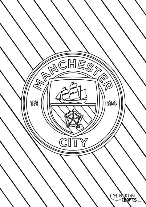 Free Manchester City Downloadable Colouring Pages - Colouring Crafts