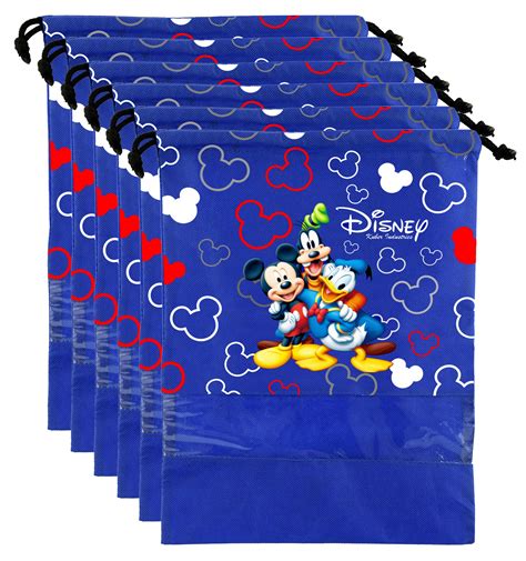 Kuber Industries Disney Team Mickey Print 6 Piece Non Woven Travel ...