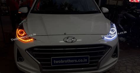 i10 Nios Projector Headlights with Ultra Matrix DRL V2 - Car Projector ...