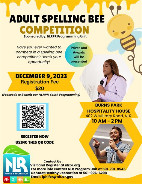 Adult Spelling Bee Competition - City of North Little Rock