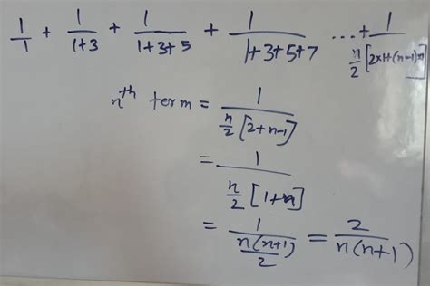 The nth term of the series 1+1+3+1+3+5 (1) 2 n(n + 1) (3) n² + ... is ...