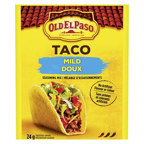 Old El Paso Original Taco Seasoning Ingredients at Marcella Beecher blog