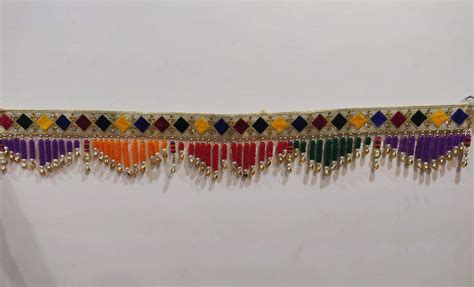 Pratha Store Decorative Toran with Velvet Work Lace for Wall & Door ...