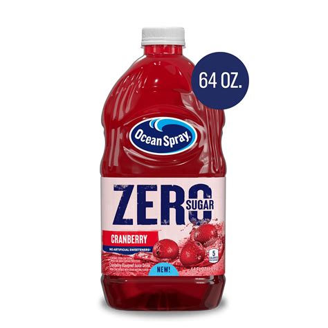 Ocean Spray Zero Sugar Cranberry Juice Drink, 64 fl oz Bottle - Diet ...