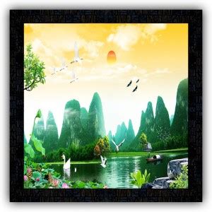 Poster N Frames framed poster of Natural landscape Scenery-25334 ...
