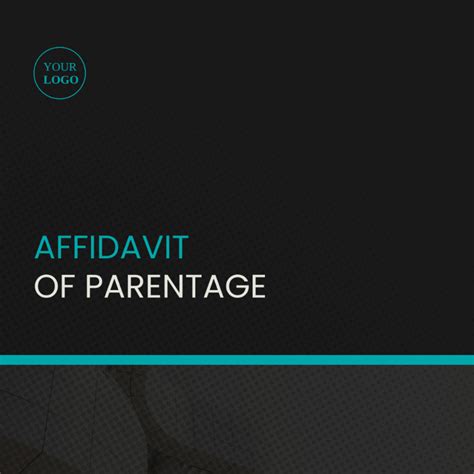 Free Michigan Affidavit of Parentage Template to Edit Online