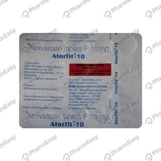 Atorfit 10 MG Tablet (20): Uses, Side Effects, Price & Dosage | PharmEasy