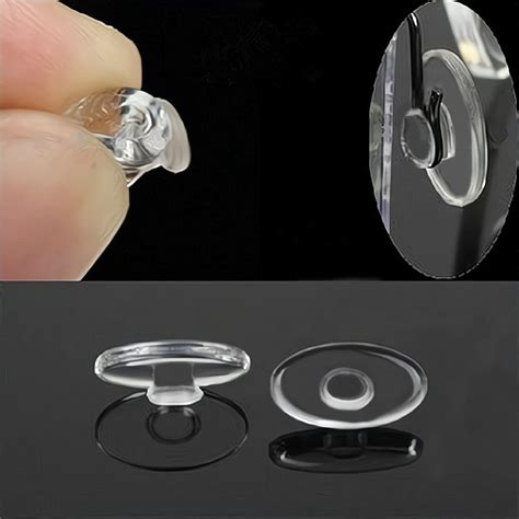 BEHLINE Eyeglasses Nose Pads,5 Pairs Push-in Glasses Nosepads,13mm Soft ...