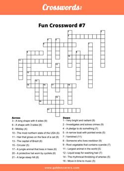 Fun Crossword #7