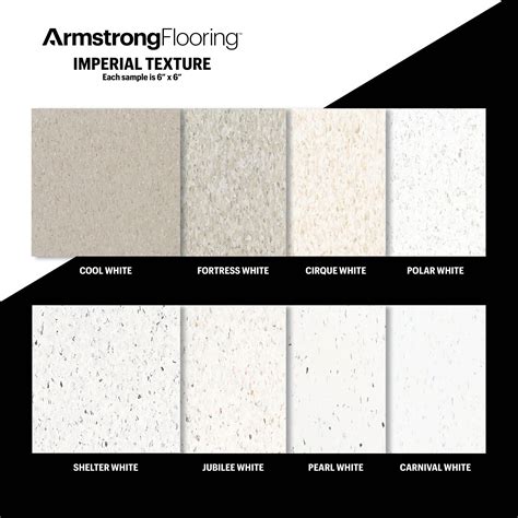 Shop Armstrong Flooring Imperial Texture VCT White Sample Collection at ...