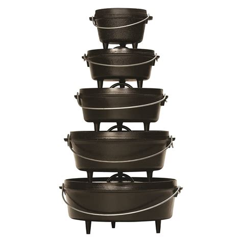 Lodge Cast Iron Camp Dutch Ovens, Lodge Cast Iron Cookware - Lehman's