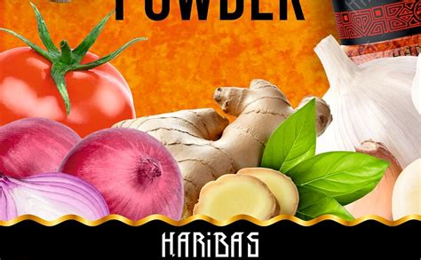 HARIBAS Combo Dry Onion Powder, Garlic Powder and Ginger Powder (Adrak ...