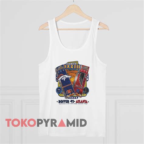 Vintage Denver Vs Atlanta NFL Super Bowl Shirt - TokoPyramid