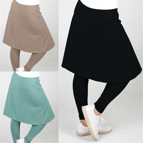 Modest Athletic Skirts With Built-in Leggings - Etsy