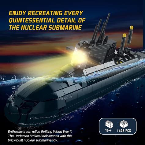 Amoyasite Strategic Nuclear Submarine Building Toy Set with India | Ubuy