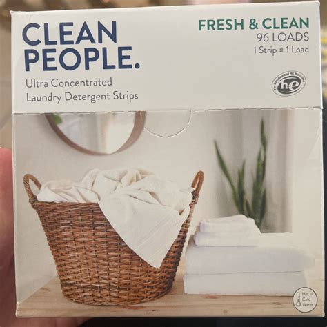 Clean People Ultra Concentrated Laundry Detergent Strips from Get Clean ...