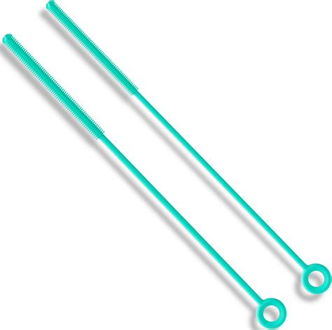 Amazon.com: 2pcs Silicone Straw Brushes, Extra Long Straw Cleaning ...