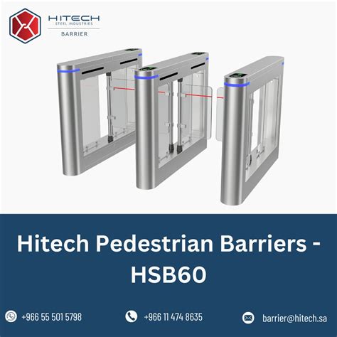 #hitechhsb60 #pedestrianbarrier #securitysolutions #moderndesign # ...