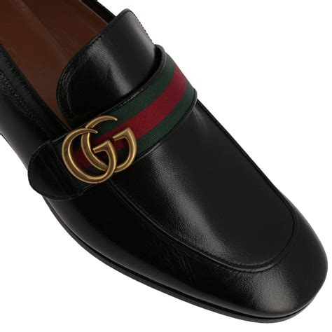 Gucci Leather Loafers Shoes Men in Black for Men - Lyst