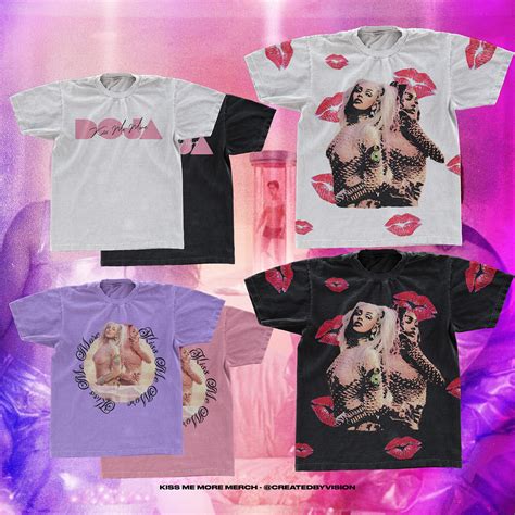 Doja Cat ‘Kiss Me More’ Merch on Behance